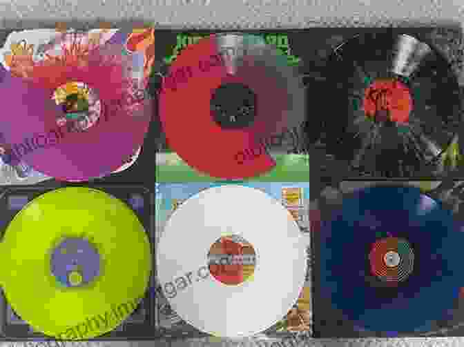 A Colorful Collection Of Vinyl Records. Records Truly Is My Middle Name