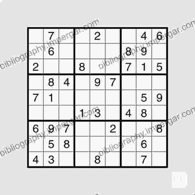 A Complex Sudoku Puzzle Grid, Inviting The Reader To Engage In Mental Exercise. Hardcore Sudoku: 1000 Hard Sudoku Puzzles To Keep Your Brain Sharp And Healthy