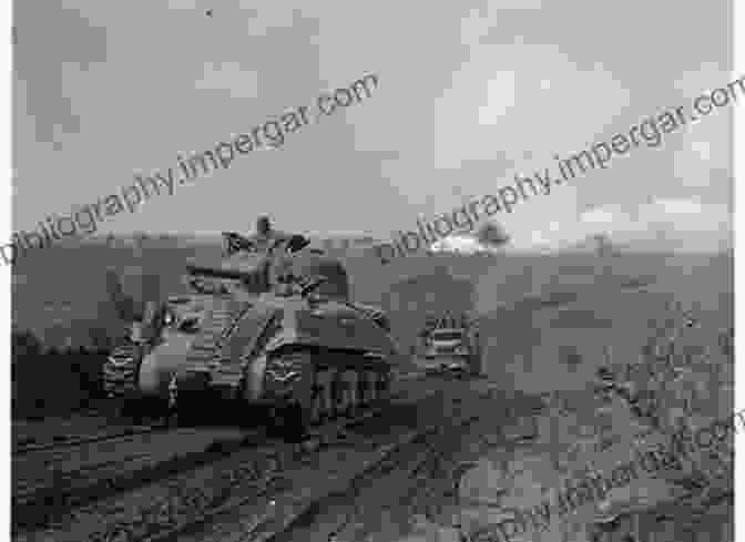 A Sherman Tank In The Heat Of Battle, Its Tracks Churning Up The Battlefield Beneath It World War 2 In Review No 69: Fighting Vehicles