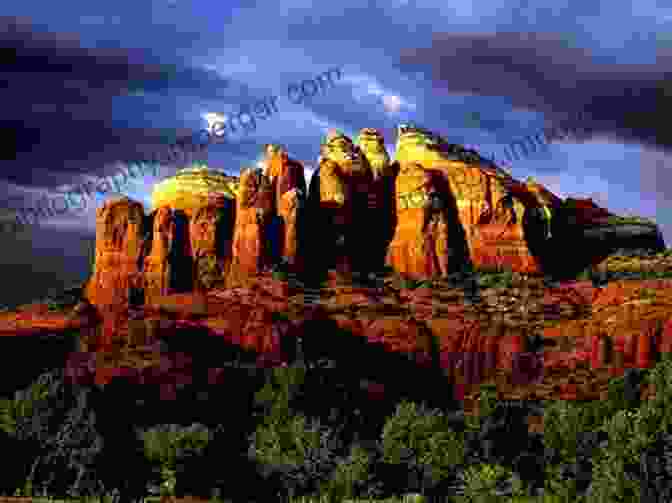 A Stunning Panoramic View Of The Iconic Red Rock Formations Of Sedona, Arizona, Against A Breathtaking Sunset Sky, Capturing The Essence Of The Spiritual Vortexes That Permeate The Region The Mysteries Of Sedona: The New Age Frontier