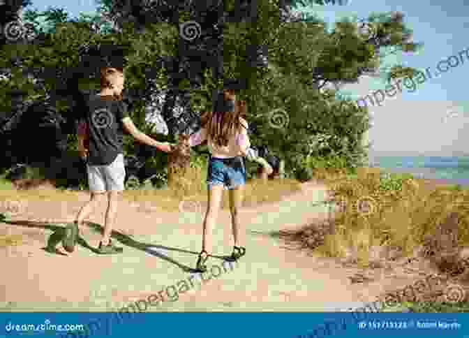 A Young Couple, Hand In Hand, Strolling Through A Park Memoirs Of A Black Boy