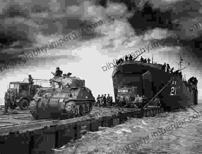 Allied Tanks Landing On The Beaches Of Normandy, Their Guns Blazing As They Support The Infantry World War 2 In Review No 69: Fighting Vehicles