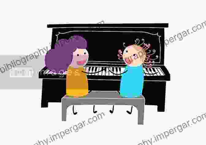 Children Playing Piano Duet Piano Learning Lessons: Guide To Play Piano For Kids