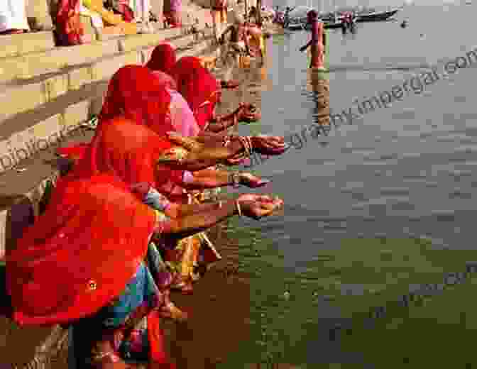 Devotees Performing Rituals On The Banks Of The Ganges River At Dawn ATARAXIA: 21 PLACES TO VISIT FOR COMPLETE LIFE TRANSFORMATION (Mental Wellbeing Spirituality Emotions Relationships 3)