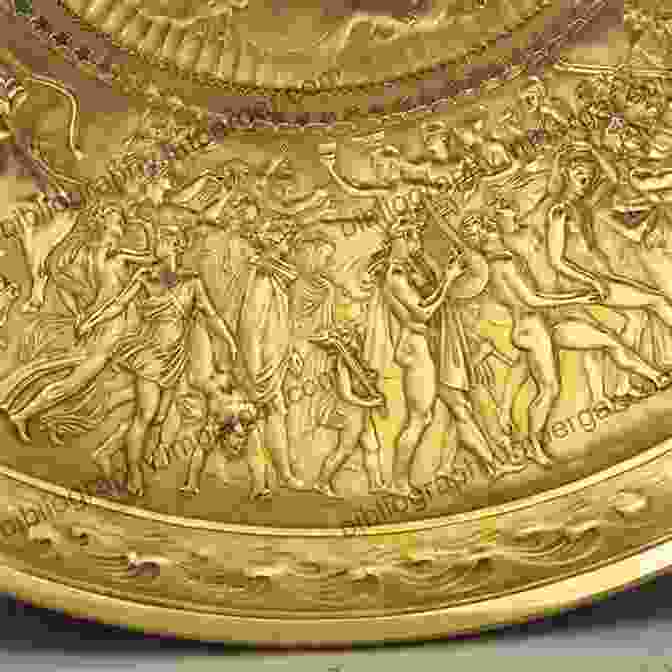 Intricate Reconstruction Of The Shield Of Achilles, Featuring Scenes Of Battles, Deities, And Daily Life Reconstructing The Shield Of Achilles