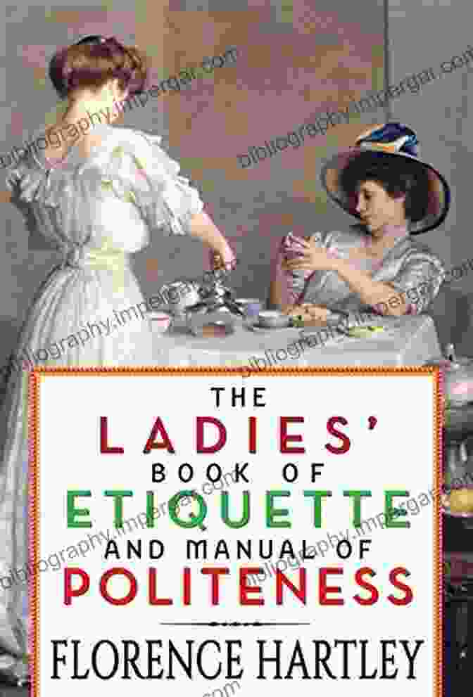 The Ladies Of Etiquette Book Cover, Featuring Two Elegant Women In Formal Attire. The Ladies Of Etiquette