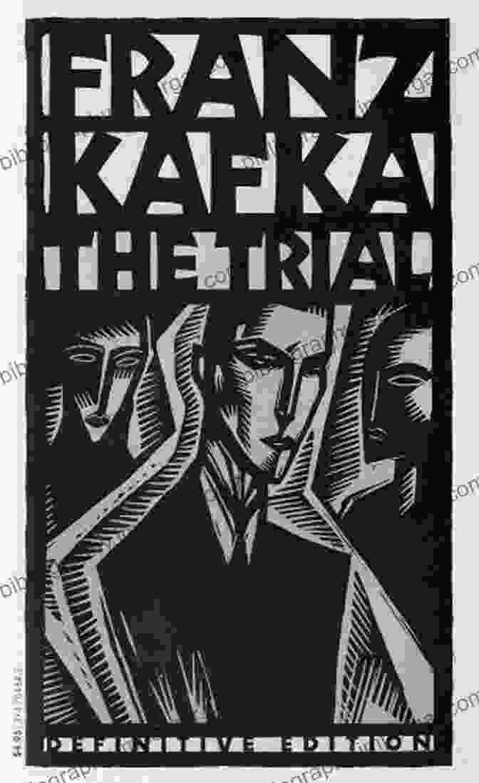 The Trial Book Cover Depicting A Man Facing A Group Of Figures In A Courtroom Franz Kafka: The Collection (A To Z Classics)