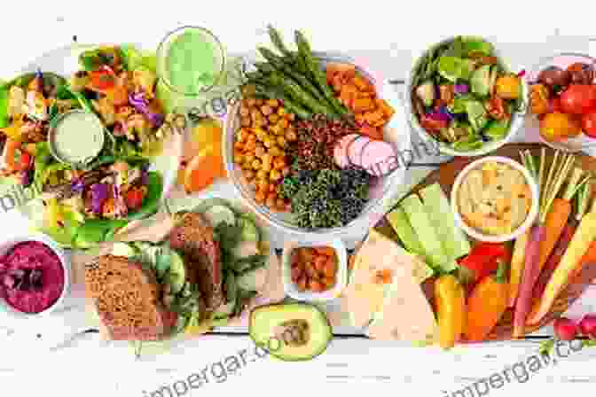 Variety Of Plant Based Foods On A Table Vegan Diet Animal Free Lifestyle A Journey Into Veganism