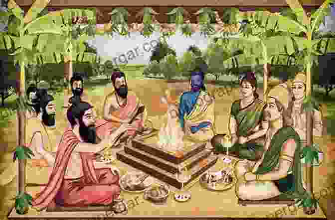 Vedic Priests Performing A Sacred Chant, A Glimpse Into Ancient Indian Spirituality The Birth Of The State: Ancient Egypt Mesopotamia India And China