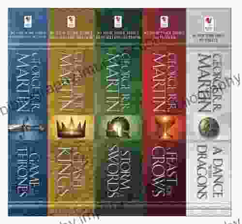 George R R Martin S A Game Of Thrones 5 Boxed Set (Song Of Ice And Fire Series): A Game Of Thrones A Clash Of Kings A Storm Of Swords A Feast For Crows And A Dance With Dragons