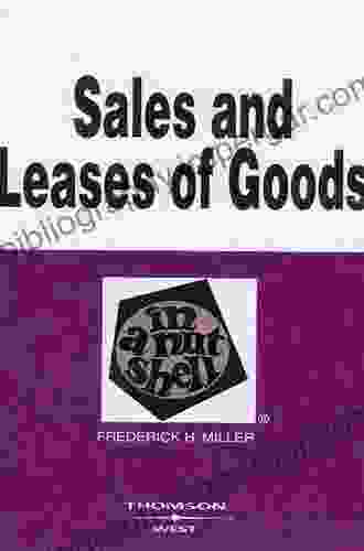 Sales And Leases Of Goods In A Nutshell 4th